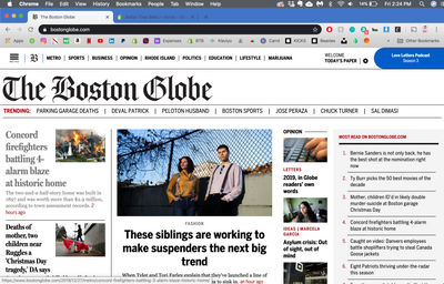 Our Boston Globe Coverage - Better Than Belts Modern Suspender Brand